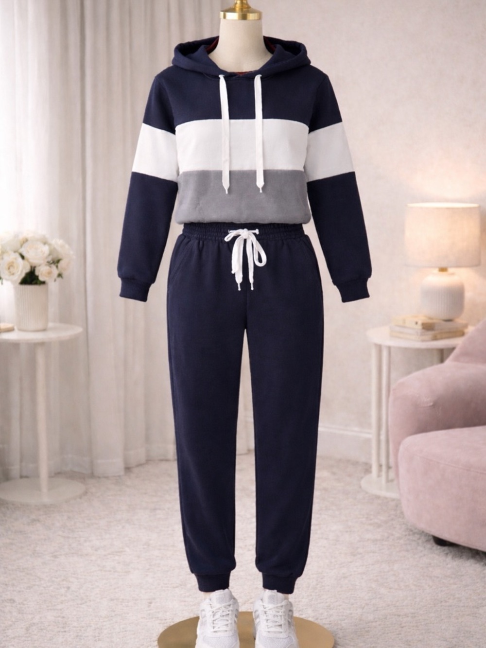 Women's Colorblock Jogger Set